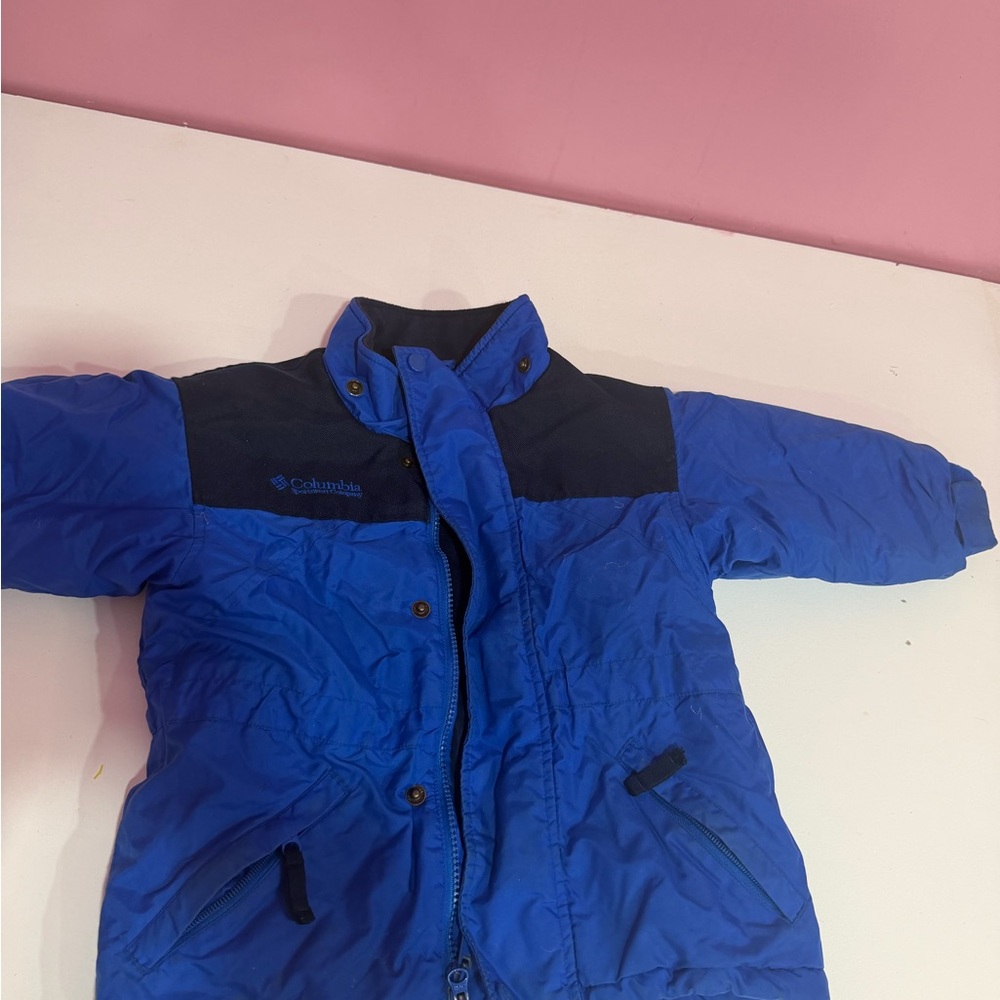 Columbia Kids Two-Tone Blue Puffer Jacket
